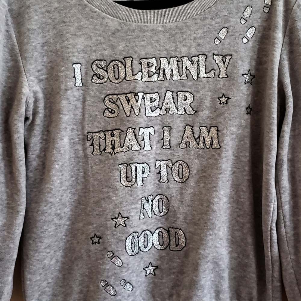 Harry Potter Marauder's Map Sparkly Sweatshirt